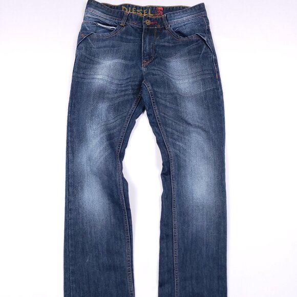 Diesel Other - Diesel Jeans Mens 31x32 Blue Faded Denim Slim‎ Fit Straight Leg Casual